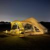 DanCoom Bell Tent, 8/10/12 Person Waterproof Large Family Tents with Sturdy Center & Vestibule, Mesh Window,Waterproof,Spacious Space for All 4 Season Camping Yurt Tent. view 2