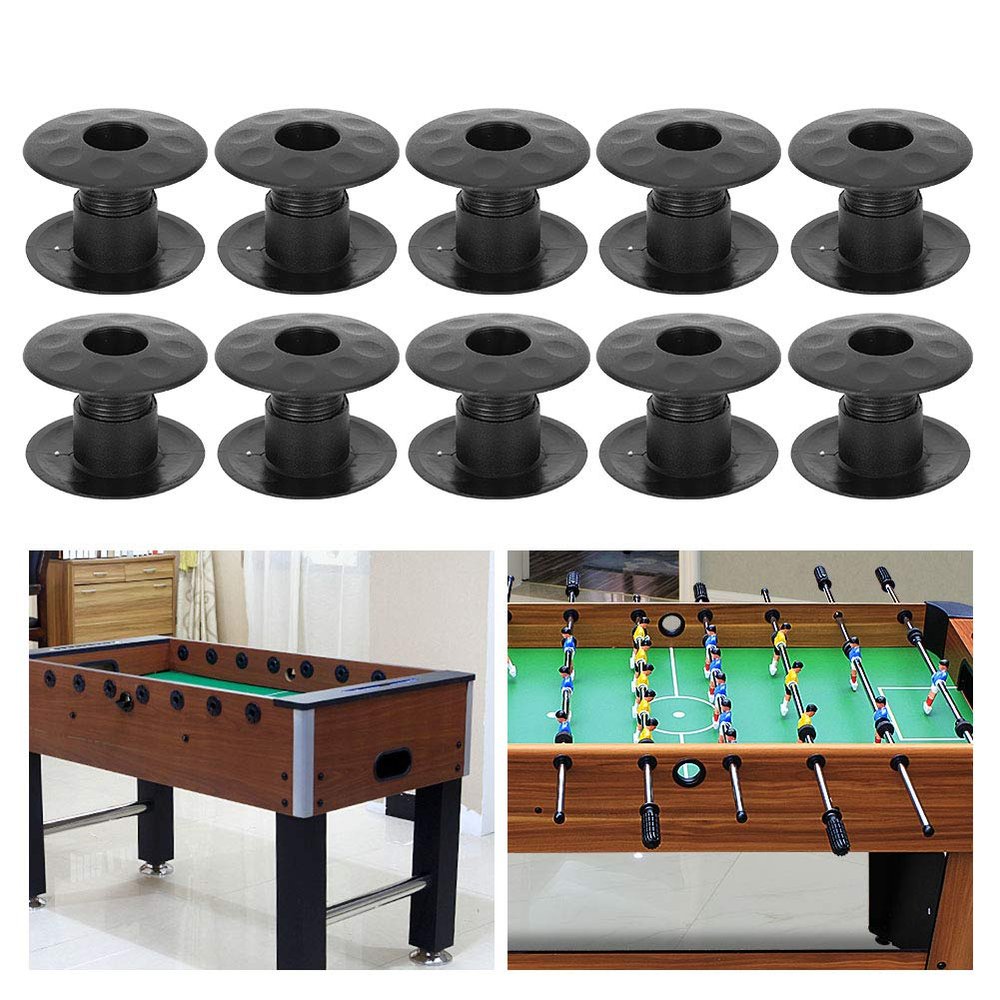 Table Football Bearing Rods, 10 Pair Table Foosball Bushings Table Football Bearing Rods Foosball Machine Bearings Foosball Table Parts for Foosball Ball