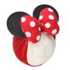 JIAHANG Baby Girl Mouse Ears Headwrap with 3D Polka Dot Bow, Wide Velvet Turban Hairband, Fashion Hair Bow Headband for Toddler, Kids, Party Supplies view 1