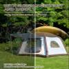 Inflatable Camping Tent with Pump,2-4 Person Glamping Tents, Easy Setup Waterproof Outdoor Blow UpTents, Inflatable House with Mosquito Screen, 4 Season view 3