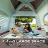 Inflatable Camping Tent with Pump,2-4 Person Glamping Tents, Easy Setup Waterproof Outdoor Blow UpTents, Inflatable House with Mosquito Screen, 4 Season view 4