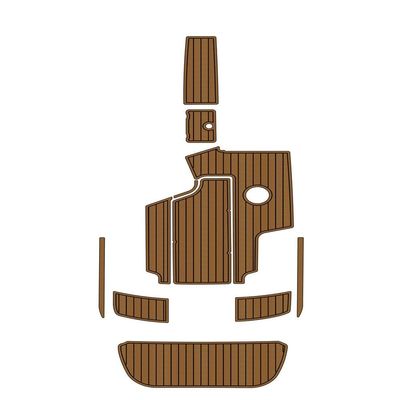 Zomanon Boat EVA Faux Teak Decking Floor Compatible with 2007 Centurion Enzo 230 Swim Platform Cockpit Pad Boat EVA Teak Deck Floor Mat