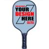Custom Pickleballs Paddles Add Your Own Photo Text Design Here Personalized Graphite Pickle Ball Paddles for Women & Men 40 Colors Available view 1