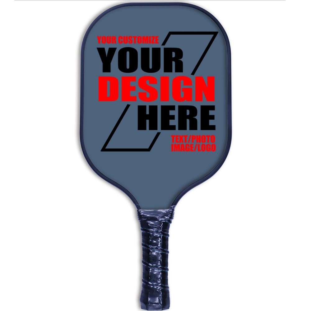 Custom Pickleballs Paddles Add Your Own Photo Text Design Here Personalized Graphite Pickle Ball Paddles for Women & Men 40 Colors Available