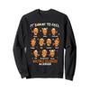 multiple sclerosis MS warrior Christmas gingerbread feelings Sweatshirt view 1