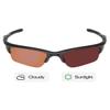 Mryok UV400 Replacement Lenses Compatible with Oakley Half Jacket 2.0 XL OO9154 62mm Sunglasses, HD Polarized, UV Protection, Impact Resistant & Perfectly Fit - Orange Photochromic view 2