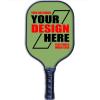 Custom Pickleballs Paddles Add Your Own Photo Text Design Here Personalized Graphite Pickle Ball Paddles for Women & Men 40 Colors Available view 1