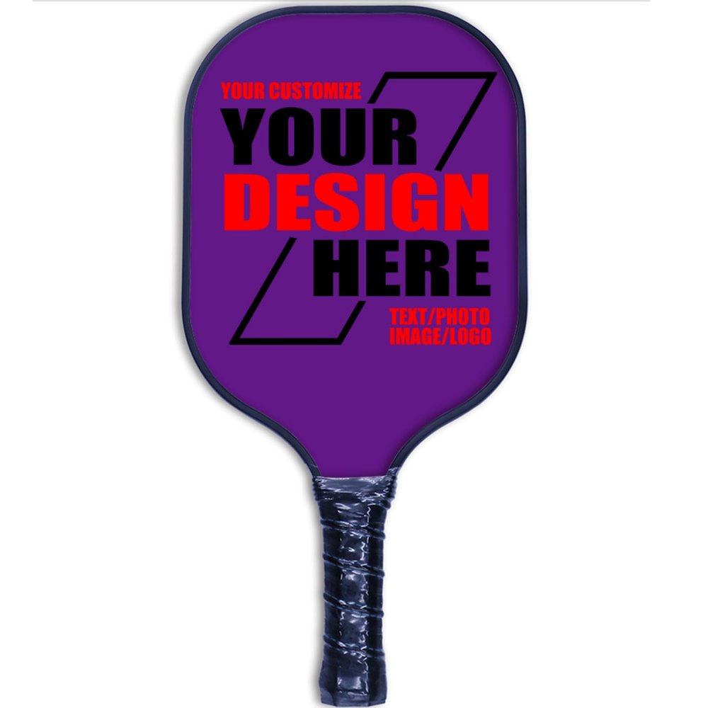 Custom Pickleballs Paddles Add Your Own Photo Text Design Here Personalized Graphite Pickle Ball Paddles for Women & Men 40 Colors Available