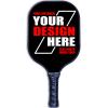Custom Pickleballs Paddles Add Your Own Photo Text Design Here Personalized Graphite Pickle Ball Paddles for Women & Men 40 Colors Available view 1