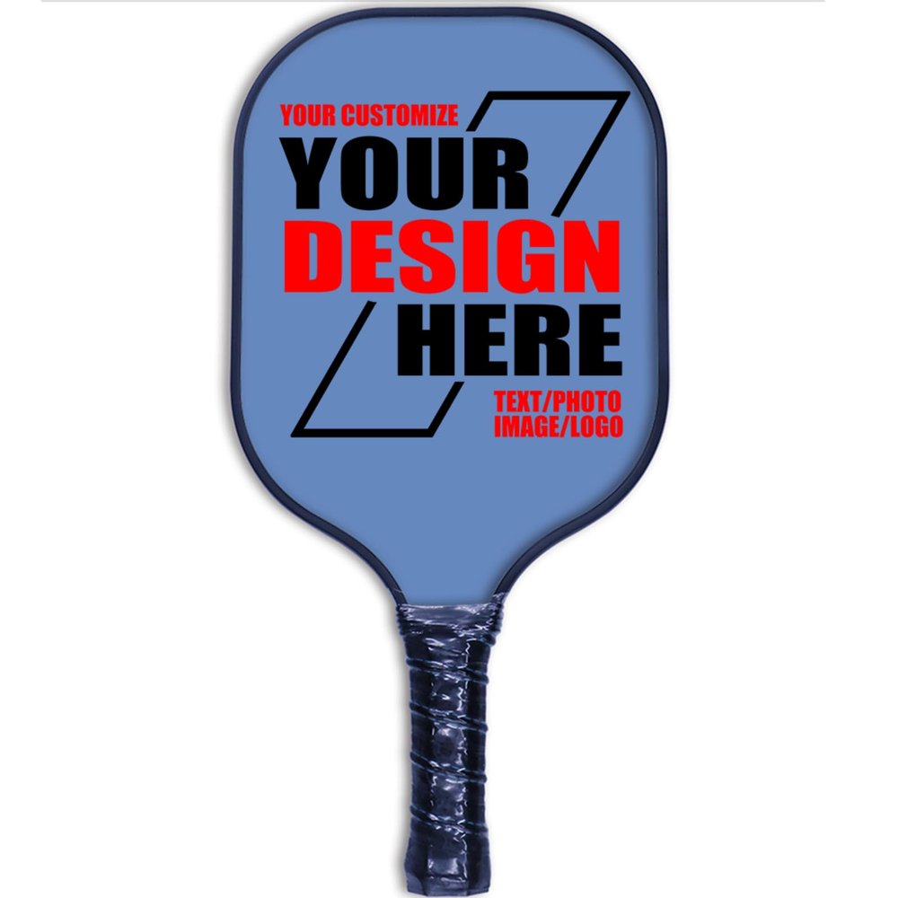 Custom Pickleballs Paddles Add Your Own Photo Text Design Here Personalized Graphite Pickle Ball Paddles for Women & Men 40 Colors Available