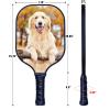Custom Pickleballs Paddles Add Your Own Photo Text Design Here Personalized Graphite Pickle Ball Paddles for Women & Men 40 Colors Available view 2