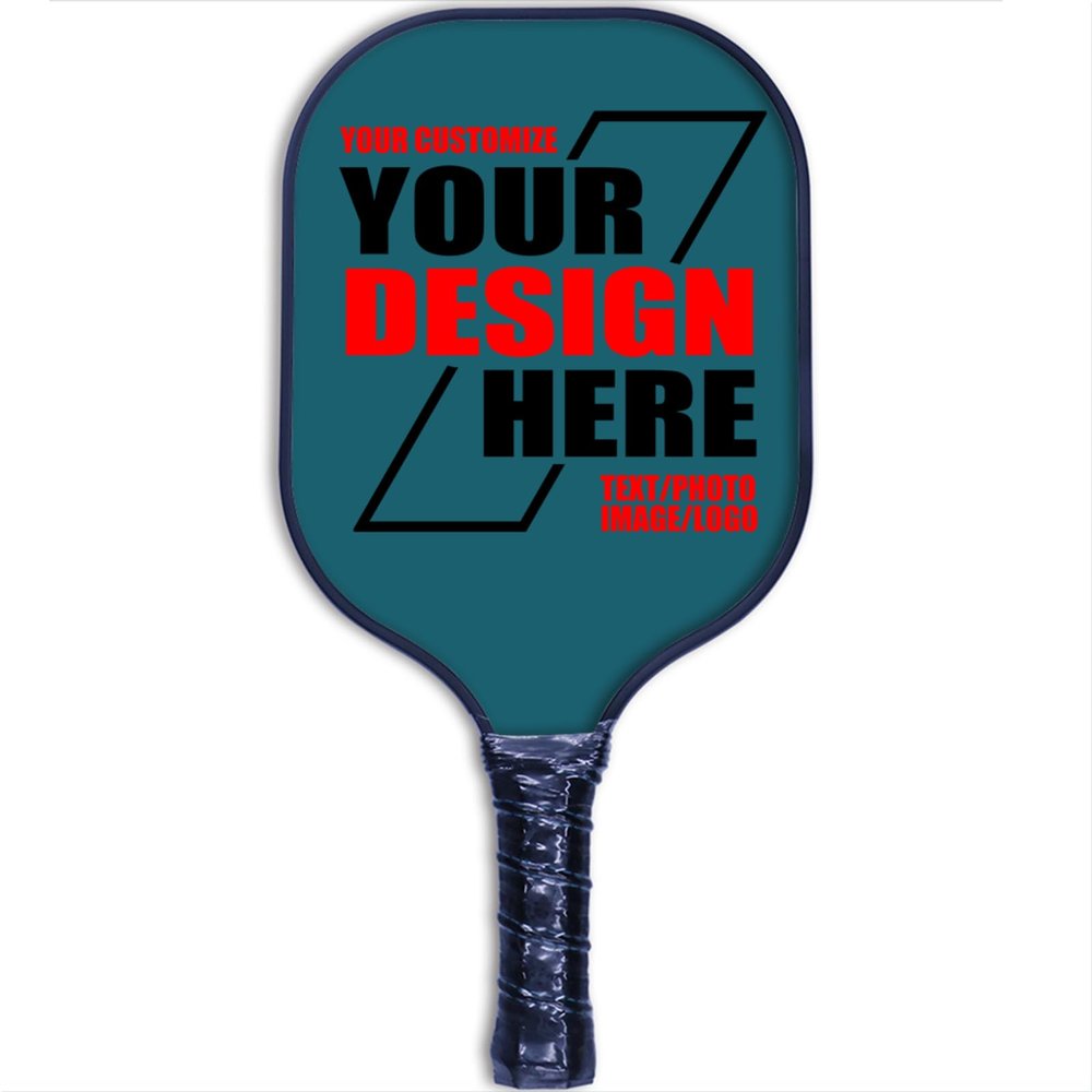 Custom Pickleballs Paddles Add Your Own Photo Text Design Here Personalized Graphite Pickle Ball Paddles for Women & Men 40 Colors Available