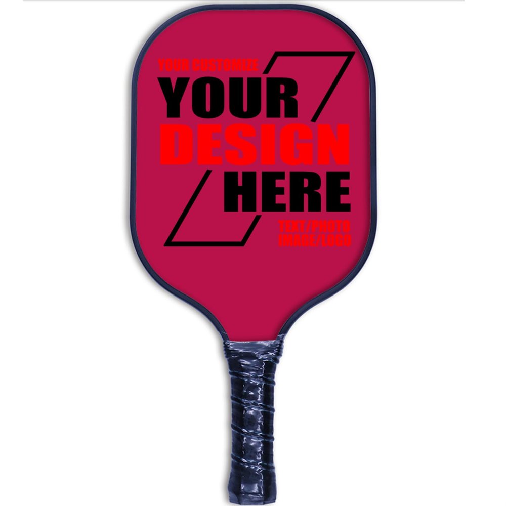 Custom Pickleballs Paddles Add Your Own Photo Text Design Here Personalized Graphite Pickle Ball Paddles for Women & Men 40 Colors Available
