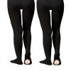 Daydance Black Girls Ballet Tights Ultra Soft Transition Tights for Dance, Gymnastics, Under Dress, 60D 2 Packs view 1