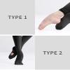 Daydance Black Girls Ballet Tights Ultra Soft Transition Tights for Dance, Gymnastics, Under Dress, 60D 2 Packs view 3