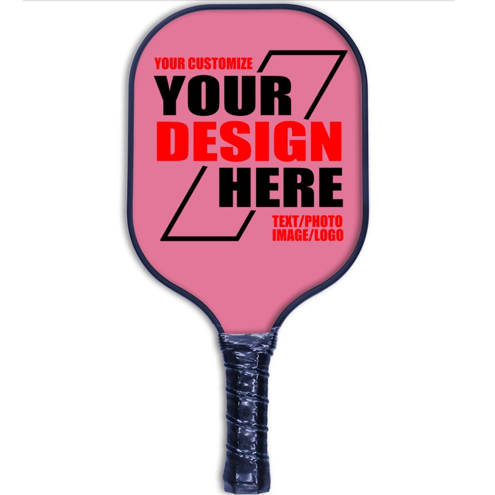 Custom Pickleballs Paddles Add Your Own Photo Text Design Here Personalized Graphite Pickle Ball Paddles for Women & Men 40 Colors Available