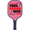 Custom Pickleballs Paddles Add Your Own Photo Text Design Here Personalized Graphite Pickle Ball Paddles for Women & Men 40 Colors Available view 1