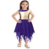 YOOJOO Girls Liturgical Praise Dance Tunic Tank Pullover Sleeveless Metallic Patchwork Asymmetrical Hem Lyrical Dance G1840Purple 12 Years view 1
