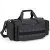Aprikostein Range Bag for Handgun Ammo Shooting, L Gun Case Carry 5+ Pistols Transport Tactical Gears Accessories with Lockable Zipper Molle Strap, Duffle Sport Bag Hunting Storage Capricorn view 1