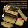 Aprikostein Range Bag for Handgun Ammo Shooting, L Gun Case Carry 5+ Pistols Transport Tactical Gears Accessories with Lockable Zipper Molle Strap, Duffle Sport Bag Hunting Storage Capricorn view 4