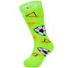 Kids Soccer Socks Striped Cotton Atheletic Softball Baseball Socks Toddler Youth Knee High Tube Sports Socks for Boys Girls Roseo & Green Soccer 12-15 Years view 3