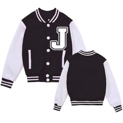 NICNZQI Kids Varsity Jacket Girls Bomber Jacket Baseball Jacket for Boys with Pocket Coat
