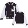 NICNZQI Kids Varsity Jacket Girls Bomber Jacket Baseball Jacket for Boys with Pocket Coat view 1