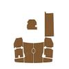 Boat EVA Faux Teak Decking Floor Compatible with 2018 Monterey 234 SS Swim Platfrom Step Pad Boat EVA Foam Faux Teak Deck Floor view 1