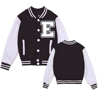 NICNZQI Kids Varsity Jacket Girls Baseball Jacket Boys Bomber Outwear with Pocket Coat
