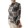 Freaswind Dralon Crew Neck Tops for Women Autumn Winter Thickened Thermal Underwear Inner Warm Printed Long-Sleeved Shirt (US, Alpha, Small, Regular, Regular, Good)