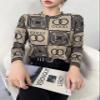Freaswind Dralon Crew Neck Tops for Women Autumn Winter Thickened Thermal Underwear Inner Warm Printed Long-Sleeved Shirt (US, Alpha, Small, Regular, Regular, Good) view 3