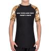 DEHAHA Design Your Own Boys Girls Gym Training Rash Guard Shirt for Boxing Muay Thai,Small(6 Years) Brown view 1