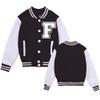 NICNZQI Kids Varsity Jacket Girls Baseball Jacket Boys Bomber Outwear with Pocket Coat view 1