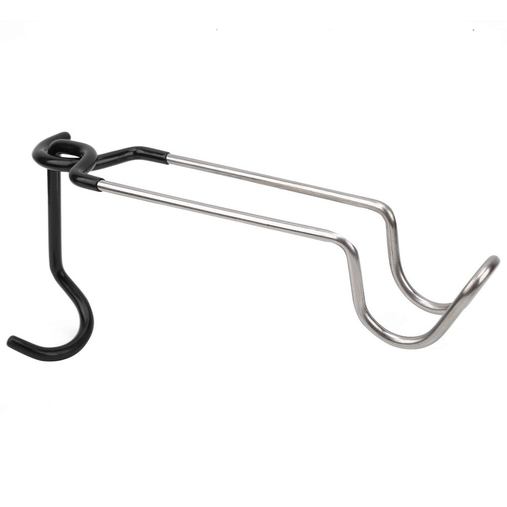 25m/9.8inch Camping Hook Hanger Outdoor Tent Lamp Hanger Tent Pole Hook Lantern Holder Hanger Clips Stainless Steel Portable Non Slip Tent Lamp Hook for Camping,Grill, Hiking