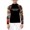 DEHAHA Design Your Own Boys Girls Gym Training Rash Guard Shirt for Boxing Muay Thai School,Small(6 Years) view 1