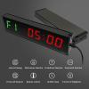 KHZKHC Gym Timer Clock, Fitness Interval Timer, LED Digital Gym Wall Clock, Count Down/Up Stopwatch, Workout Timer, WithRemote Control, Easy to Operate, for Home Gym, Fitness Training view 2