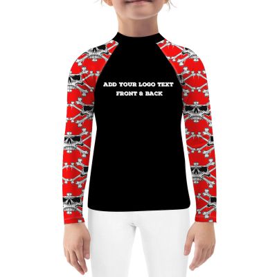 DEHAHA Make Your Own Boys Girls UV Sun Protection Lightweight Short Sleeve Top Shirts Skins Tee, XX-Large(10 Years)