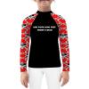 DEHAHA Make Your Own Boys Girls UV Sun Protection Lightweight Short Sleeve Top Shirts Skins Tee, XX-Large(10 Years) view 1