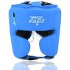 Fadi Sports Authentic Series A2 Boxing Headgear - Premium Leather Head Guard for Kids and Adults in MMA, Kickboxing, Muay Thai, Karate, Martial Arts, and Taekwondo (Blue, L/XL) view 1