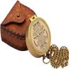 AntiqEngraved Compass to Son, Dad to Son Compass, Mom to Son Compass, I Love You Gifts from a Mom/Dad to Son, Son Birthday Gifts, Graduation Day Gifts for Son, ued Brass Poem Compass with Leather Case view 1