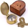 AntiqEngraved Compass to Son, Dad to Son Compass, Mom to Son Compass, I Love You Gifts from a Mom/Dad to Son, Son Birthday Gifts, Graduation Day Gifts for Son, ued Brass Poem Compass with Leather Case view 2