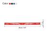 PATIKIL 9.8"x0.7" Badminton Racket Head Protector Sticker, 4 Pack PU Racquet Guard Tape Racket Frame Stickers Thickened Wear-Resistant, Multicolor view 2
