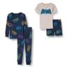 Amazon Essentials Unisex Toddlers' Snug-Fit Cotton Pajama Sleepwear Sets, Batman Logo - Kids, 2T view 1