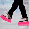 HANABASS 1pair Wear-Resistant Ice Skate Blade Guards Soft and Absorbent Covers for Figure Skates Prevents Piercing and Provides Convenient view 4