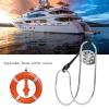 JOROBURO Life Buoy Holder,316 Stainless Steel Mirror Polished,Versatile Compatibility,Saltwater Environment Resistant 131mm Width Marine Horseshoe Bracket for Yacht view 2