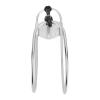 JOROBURO Life Buoy Holder,316 Stainless Steel Mirror Polished,Versatile Compatibility,Saltwater Environment Resistant 131mm Width Marine Horseshoe Bracket for Yacht view 4