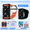 Sfee Ice Cleats Crampons, Easily Rotate Ice Grippers Ice Cleats for Shoes and Boots with Tungsten Studs Shoe Spikes Traction Cleats for Snow and Ice with Adjustable Straps for Frequent Indoor/Outdoor view 2