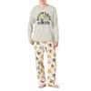 Amazon Essentials Men's Flannel Pant and Long-Sleeve T-Shirt Pajama Set, Harry Potter Hogwarts - Mens, Large view 1