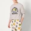 Amazon Essentials Men's Flannel Pant and Long-Sleeve T-Shirt Pajama Set, Harry Potter Hogwarts - Mens, Large view 4