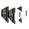 RED DRAGON Hardcore Radical Black & White Ikon Dart Flights - 4 Sets Per Pack (12 Dart Flights in Total) view 2